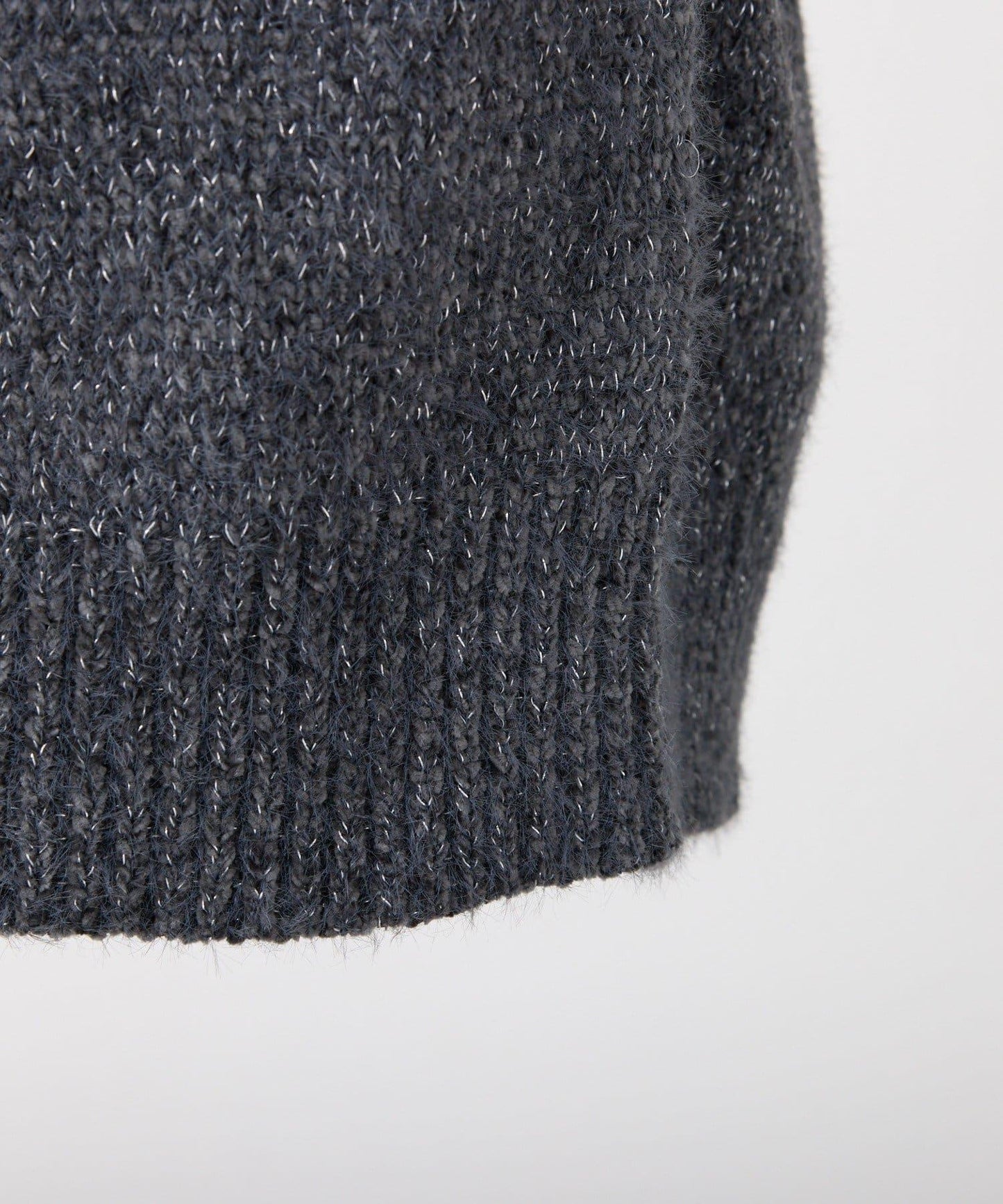 附胸針天鵝絨毛線迷你針織連衣裙