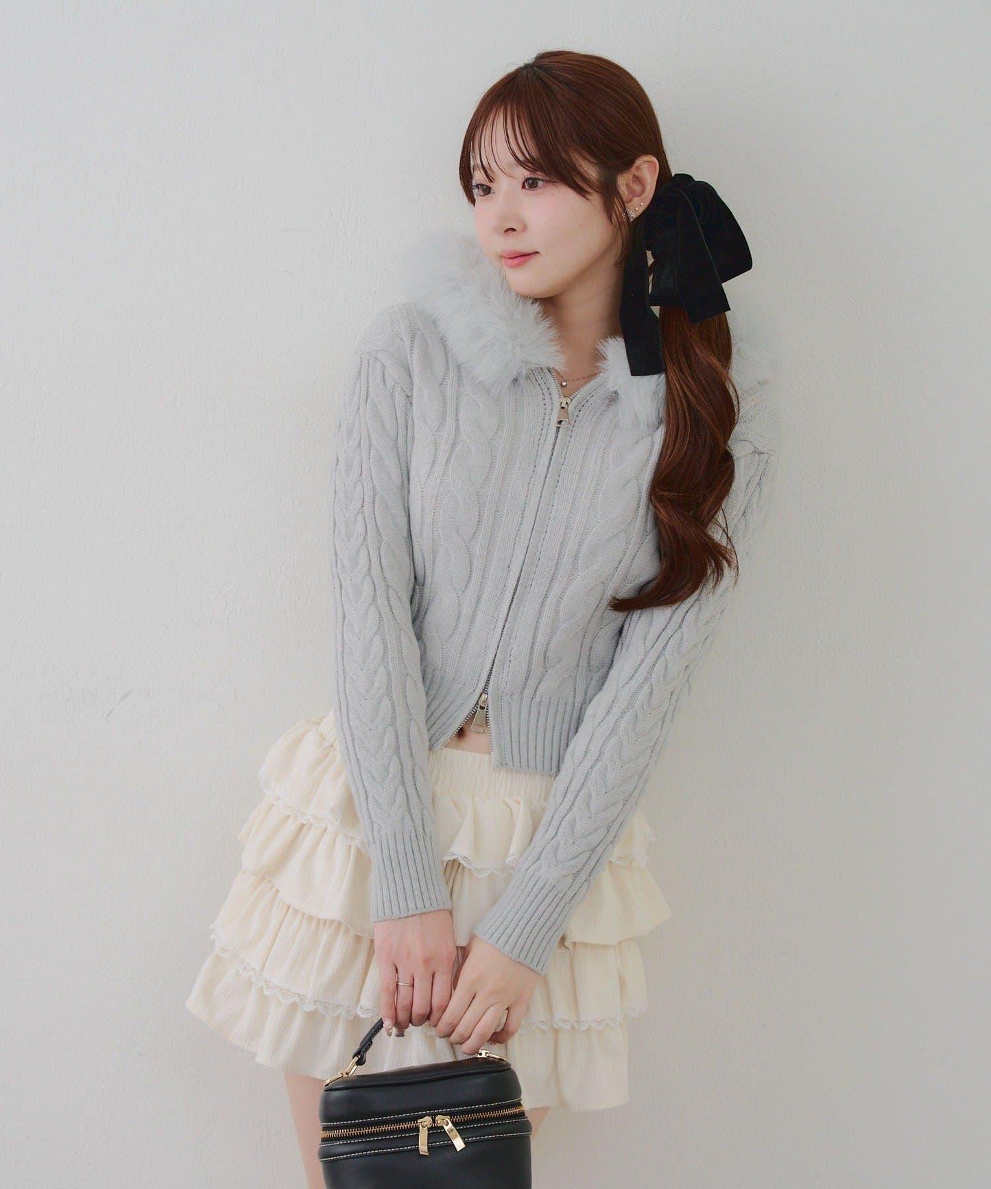 【RMAF】連帽拉鍊毛絨外套