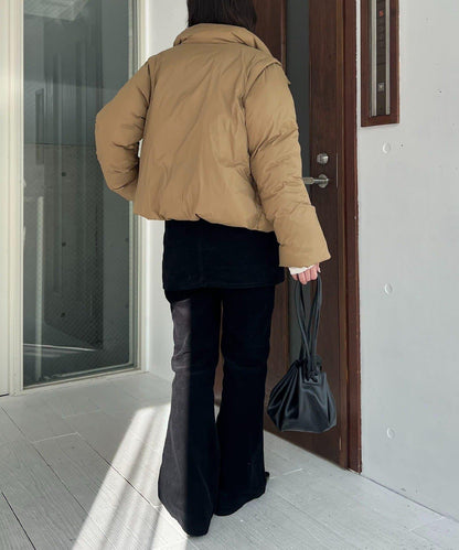 【輕量/保溫性優越】2WAY中棉羽絨夾克