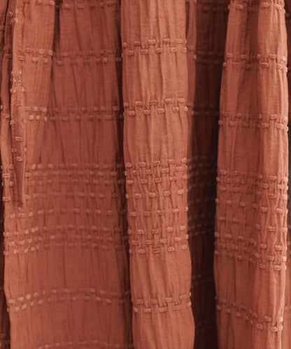 【natural couture】條紋燈籠袖荷葉邊上衣