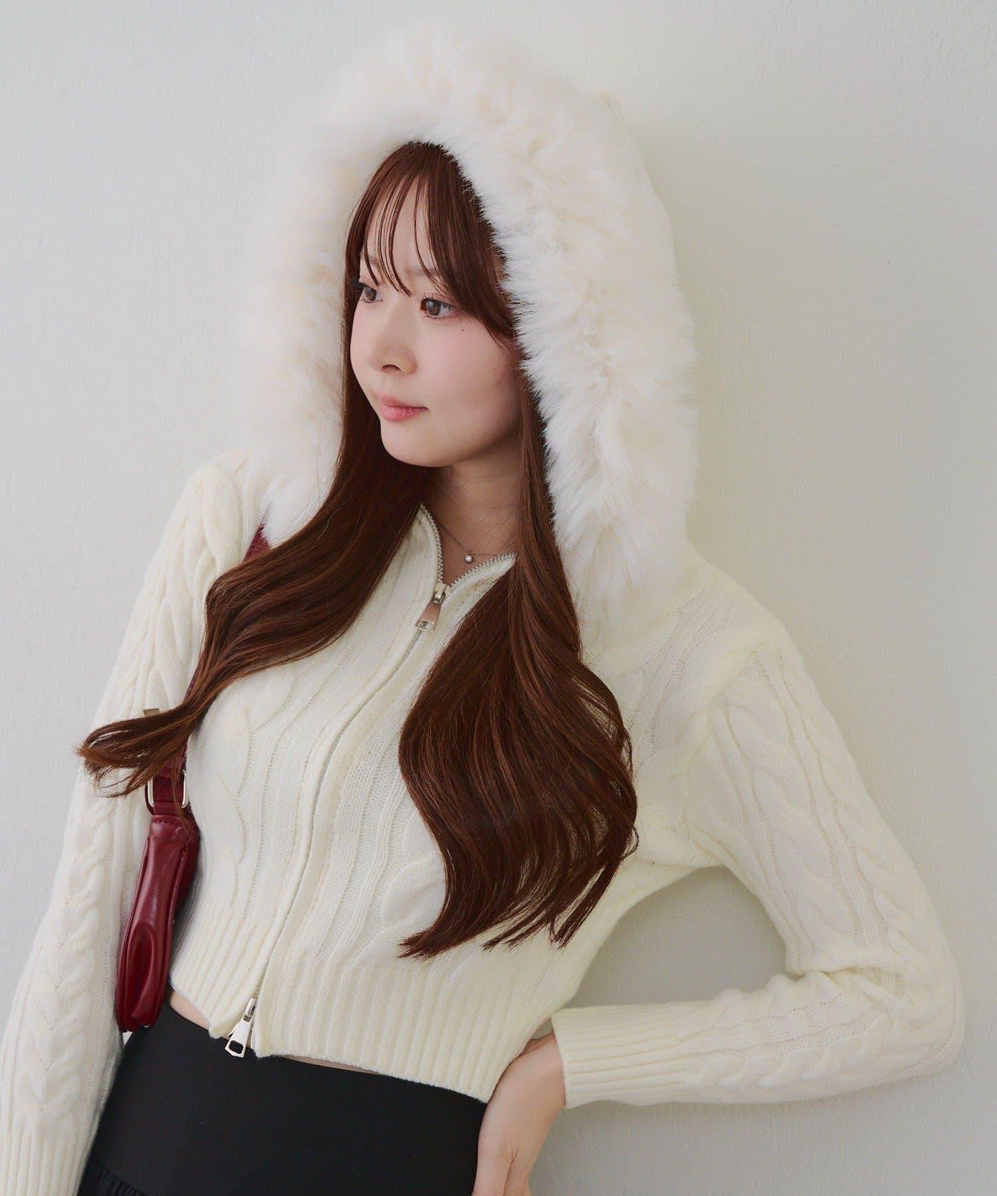 【RMAF】連帽拉鍊毛絨外套