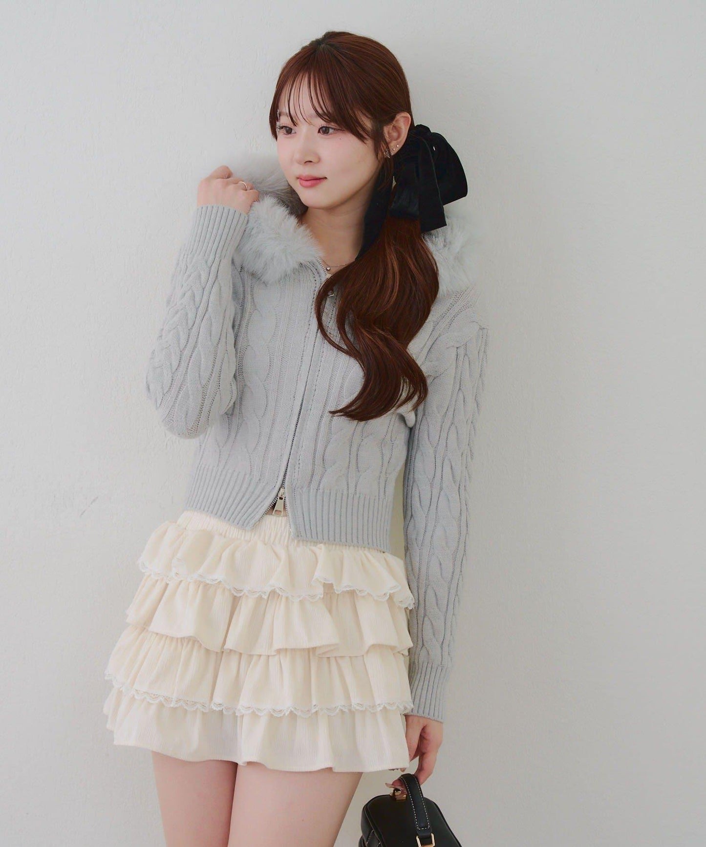 【RMAF】連帽拉鍊毛絨外套