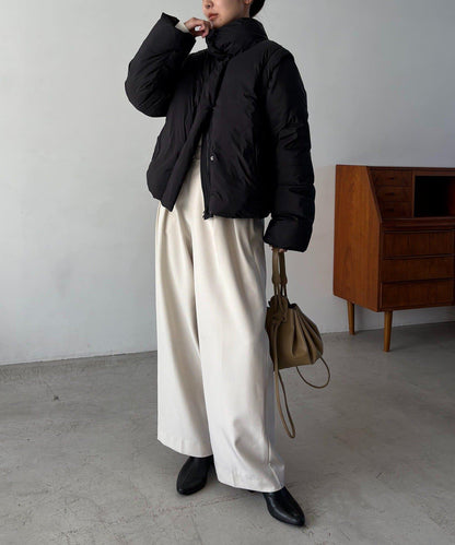 【輕量/保溫性優越】2WAY中棉羽絨夾克