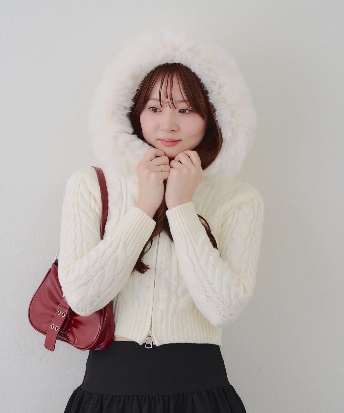 【RMAF】連帽拉鍊毛絨外套