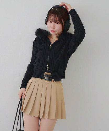 【RMAF】連帽拉鍊毛絨外套