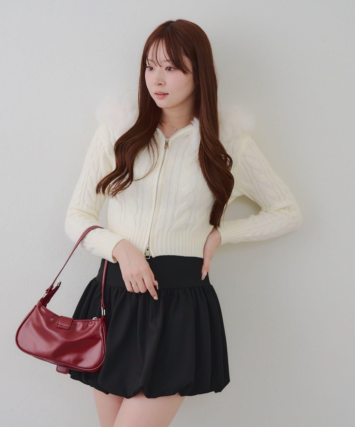 【RMAF】連帽拉鍊毛絨外套