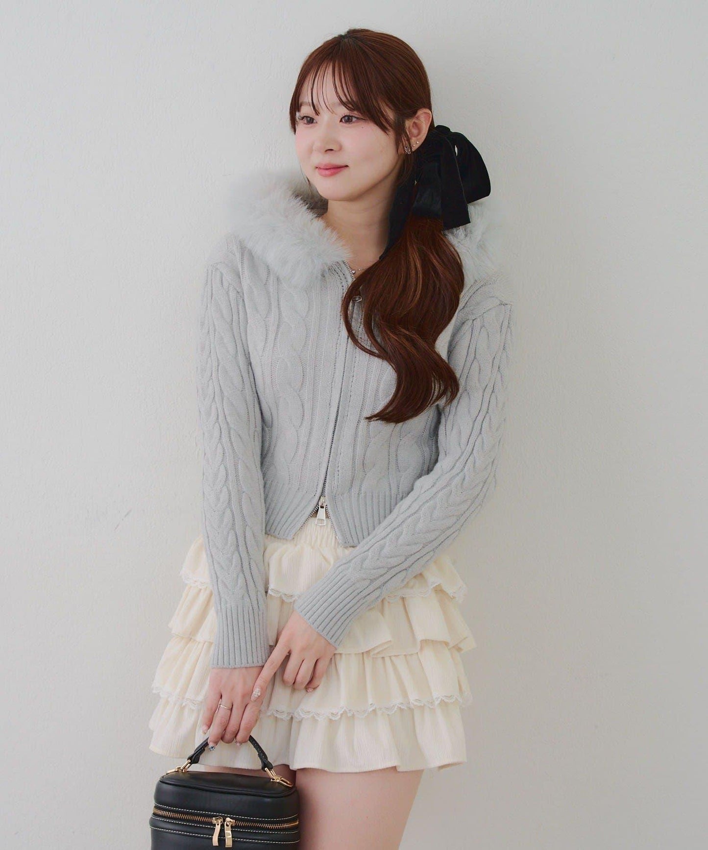 【RMAF】連帽拉鍊毛絨外套