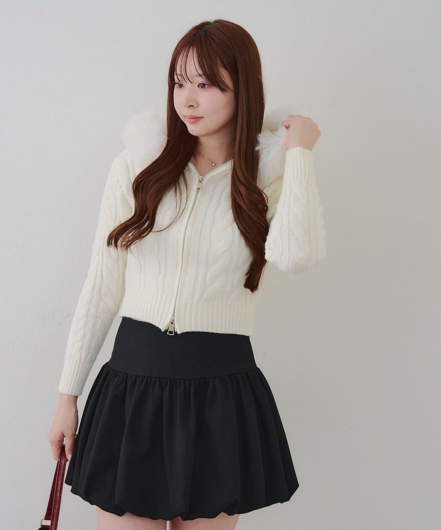 【RMAF】連帽拉鍊毛絨外套