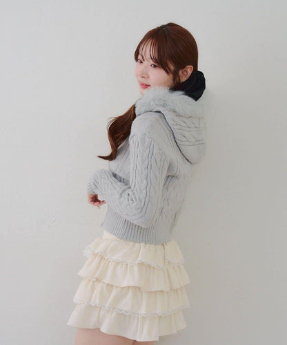 【RMAF】連帽拉鍊毛絨外套