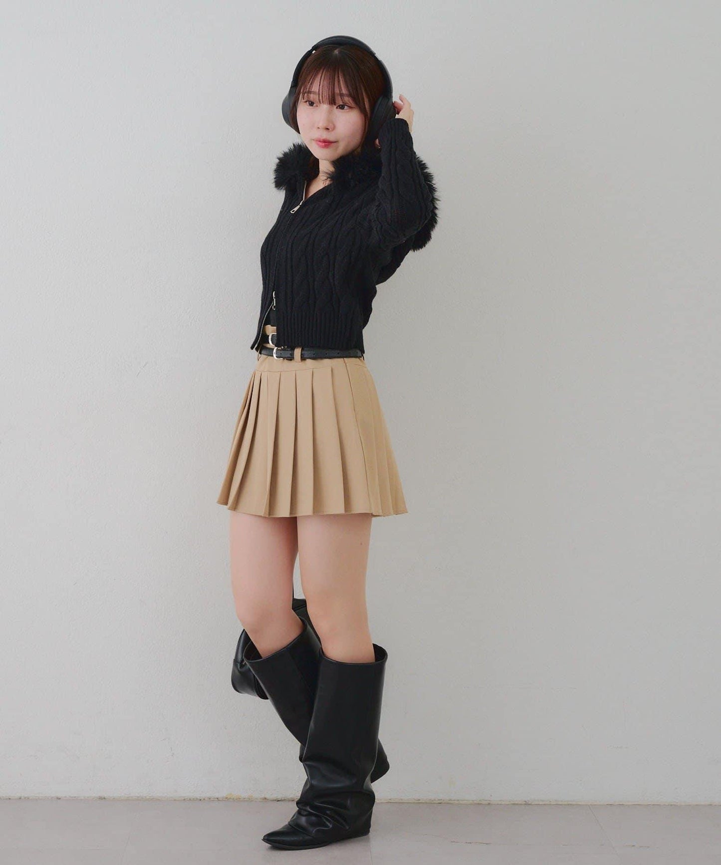 【RMAF】連帽拉鍊毛絨外套