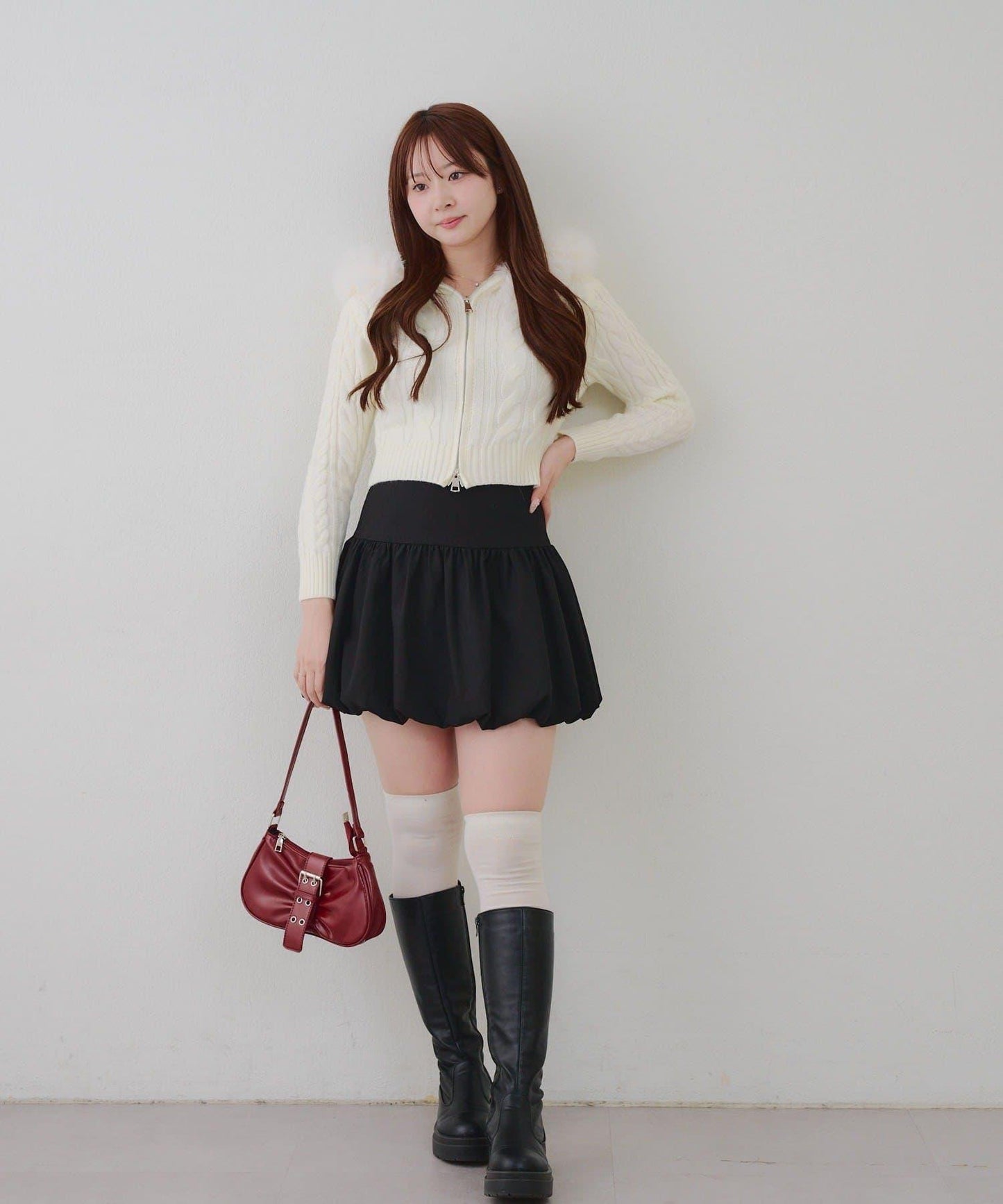 【RMAF】連帽拉鍊毛絨外套