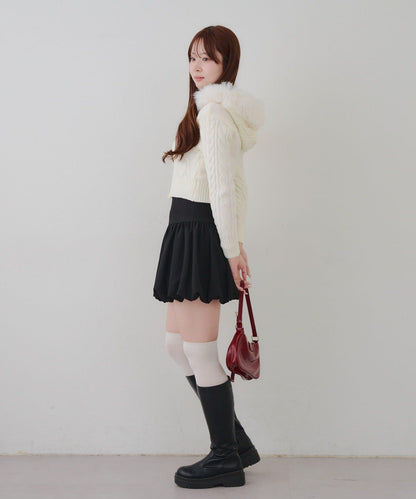 【RMAF】連帽拉鍊毛絨外套