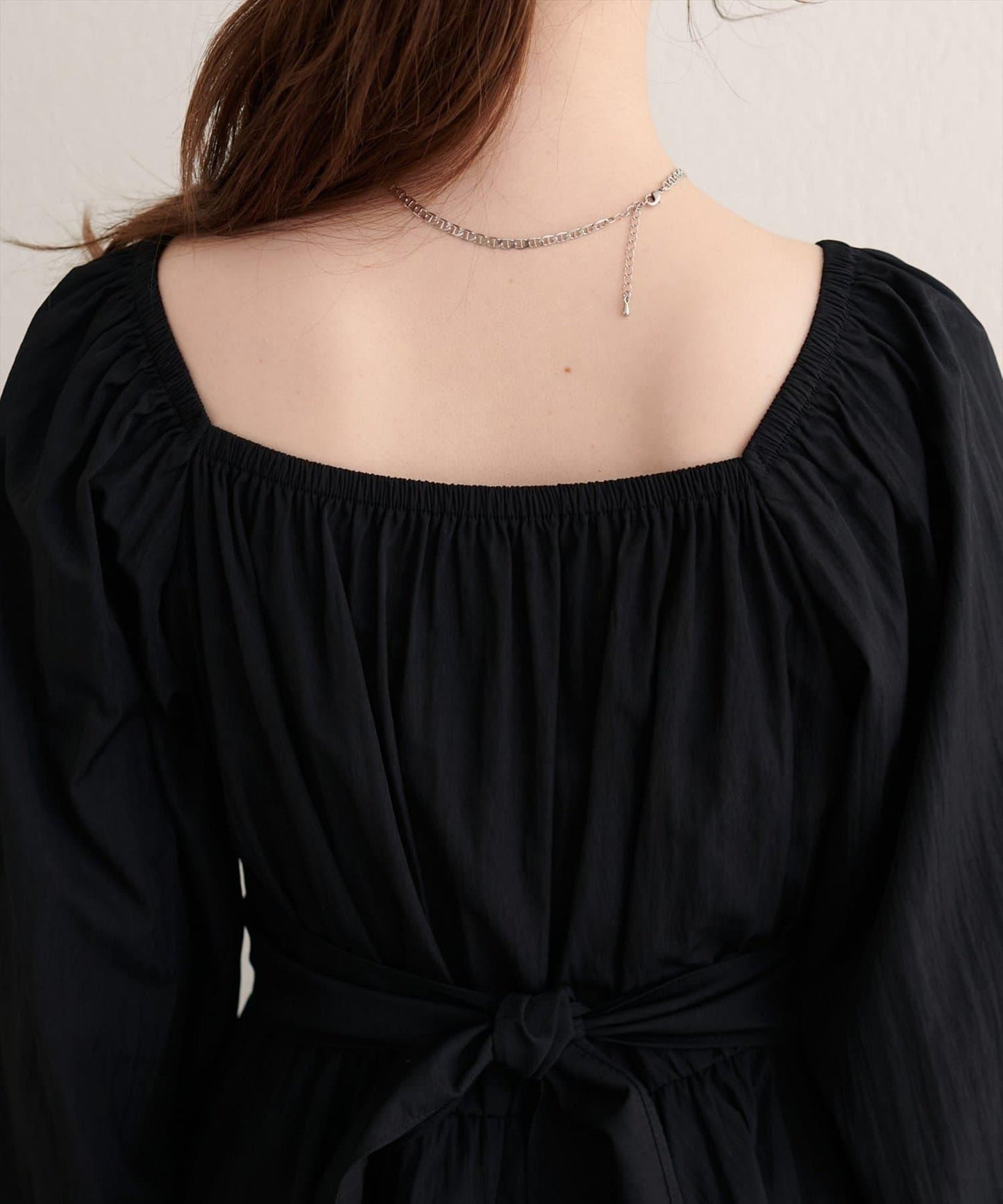 【natural couture】多穿法交叉綁帶蝴蝶結襯衫