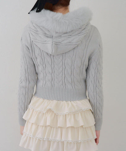 【RMAF】連帽拉鍊毛絨外套