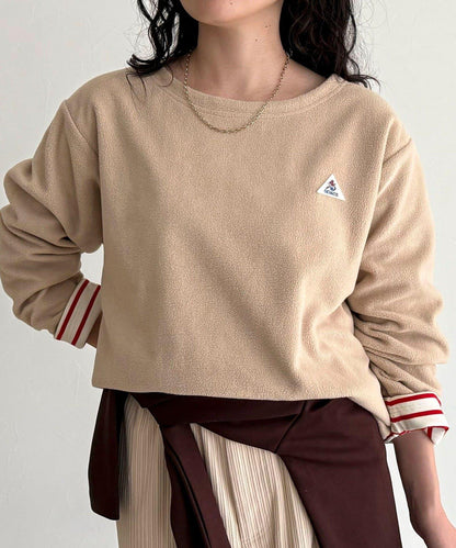 【2WAY款式】【GEVACO】內裡抓絨船領T恤