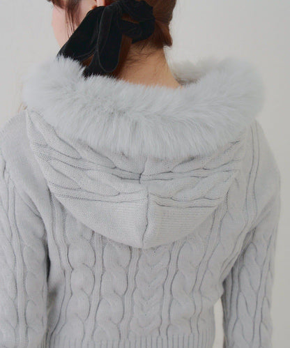 【RMAF】連帽拉鍊毛絨外套