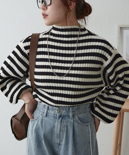 【RMAF】高領羅紋針織衫