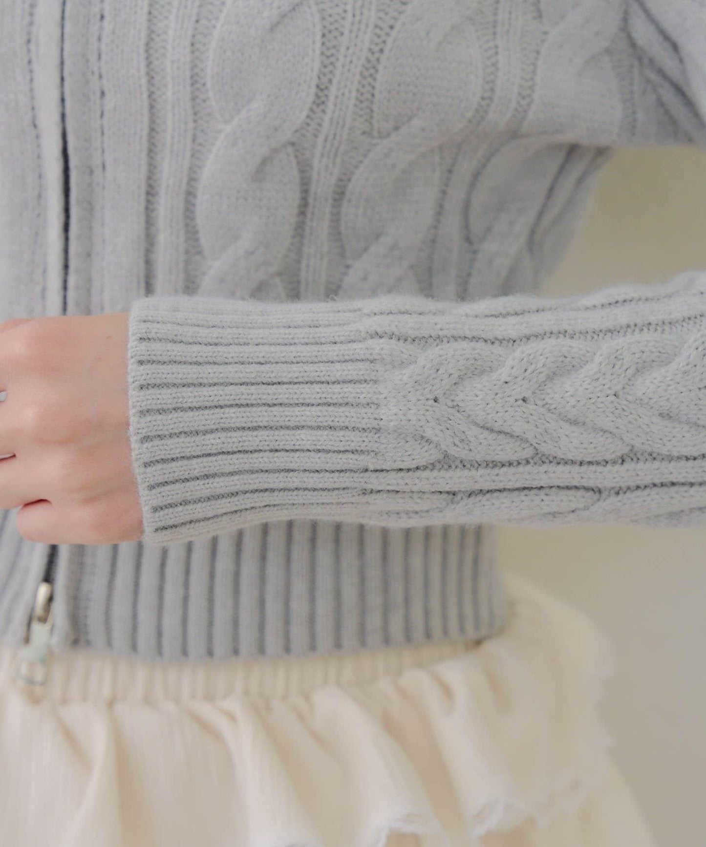 【RMAF】連帽拉鍊毛絨外套