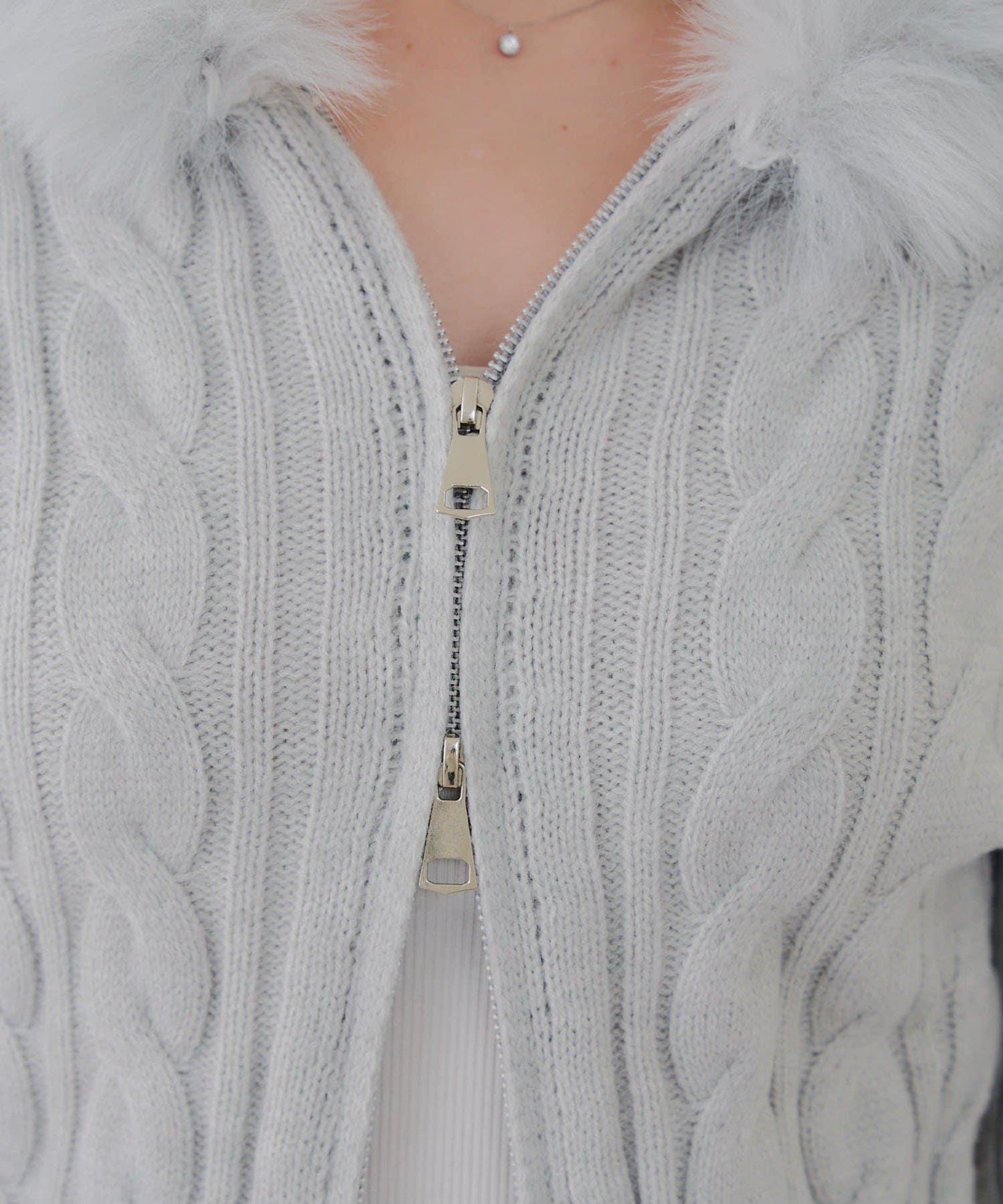 【RMAF】連帽拉鍊毛絨外套