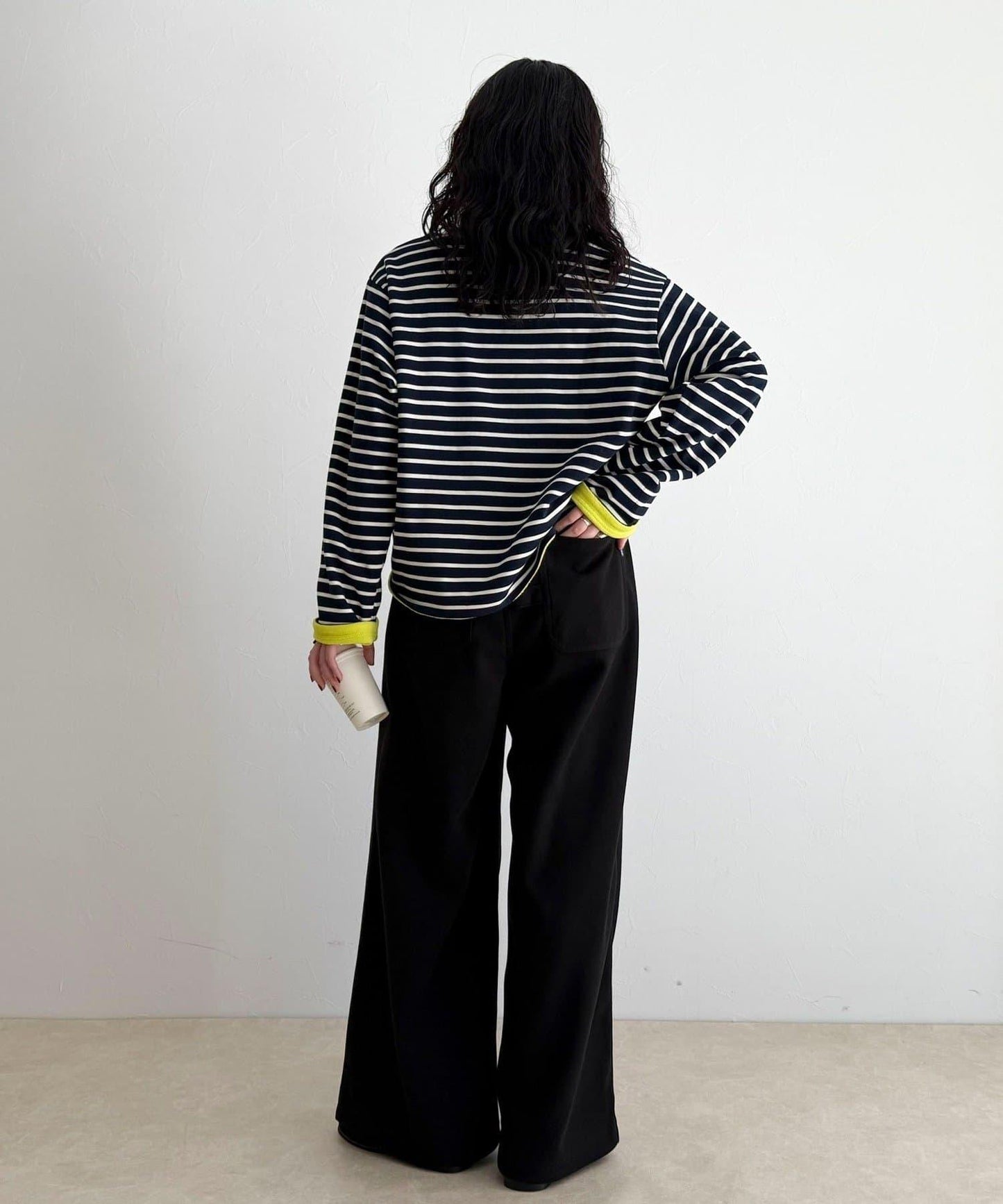 【2WAY款式】【GEVACO】內裡抓絨船領T恤