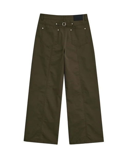 【DEFGARMENTS】鉚釘工裝降落傘褲