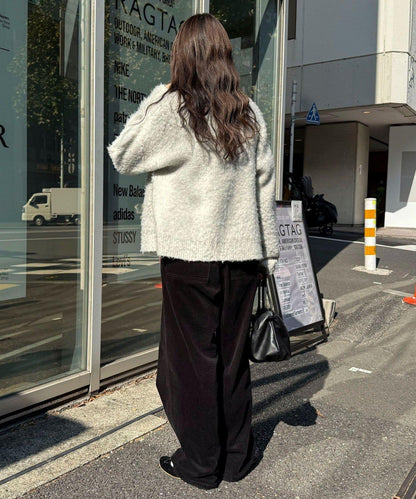 燈芯絨寬鬆休閒褲