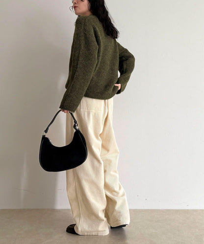 燈芯絨寬鬆休閒褲