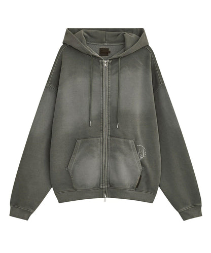 【DEFGARMENTS】豬絨拉鍊連帽衛衣