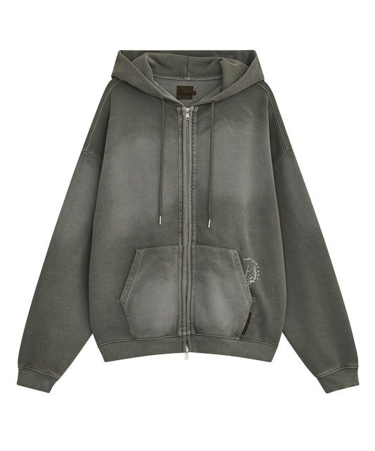 【DEFGARMENTS】豬絨拉鍊連帽衛衣