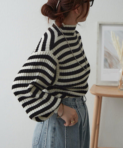 【RMAF】高領羅紋針織衫