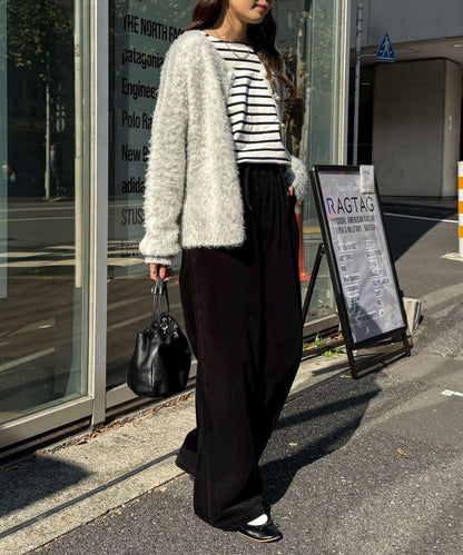 燈芯絨寬鬆休閒褲