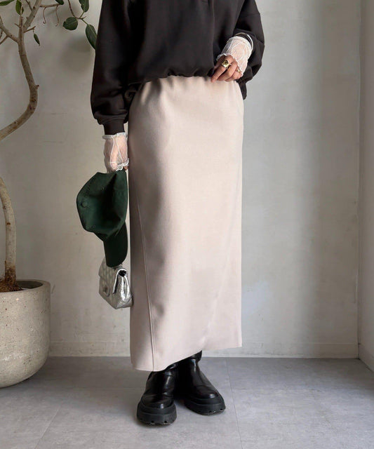 羊毛混紡針織半身裙