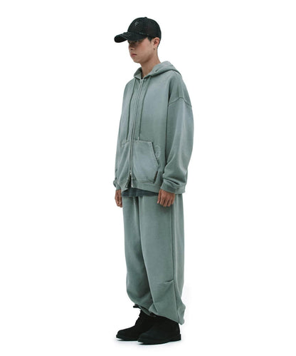 【DEFGARMENTS】豬絨拉鍊連帽衛衣