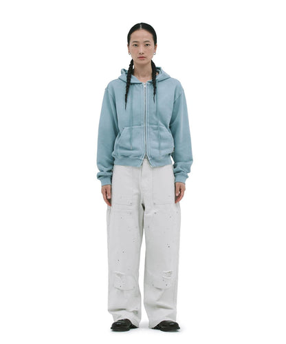 【DEFGARMENTS】豬絨拉鍊連帽衛衣