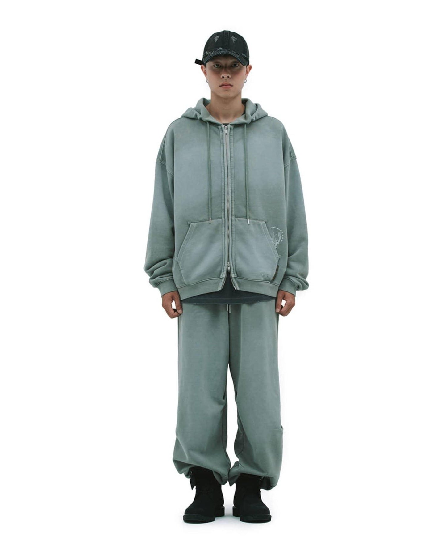 【DEFGARMENTS】豬絨拉鍊連帽衛衣