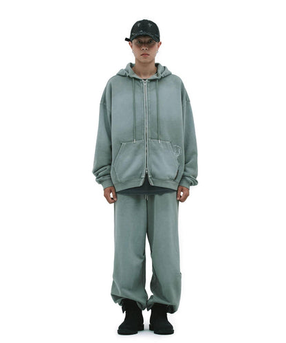 【DEFGARMENTS】豬絨拉鍊連帽衛衣