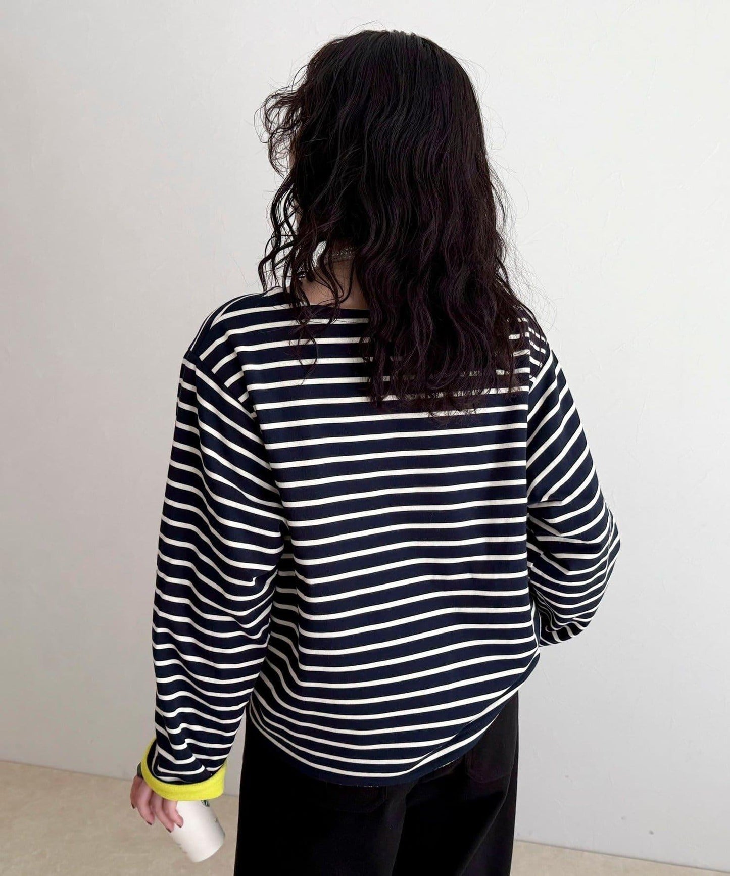 【2WAY款式】【GEVACO】內裡抓絨船領T恤