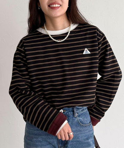 【2WAY款式】【GEVACO】內裡抓絨船領T恤