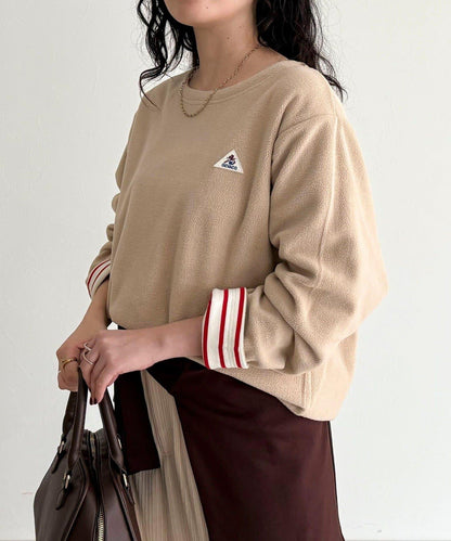 【2WAY款式】【GEVACO】內裡抓絨船領T恤