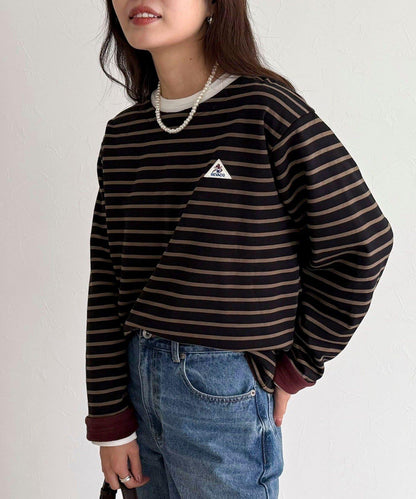 【2WAY款式】【GEVACO】內裡抓絨船領T恤