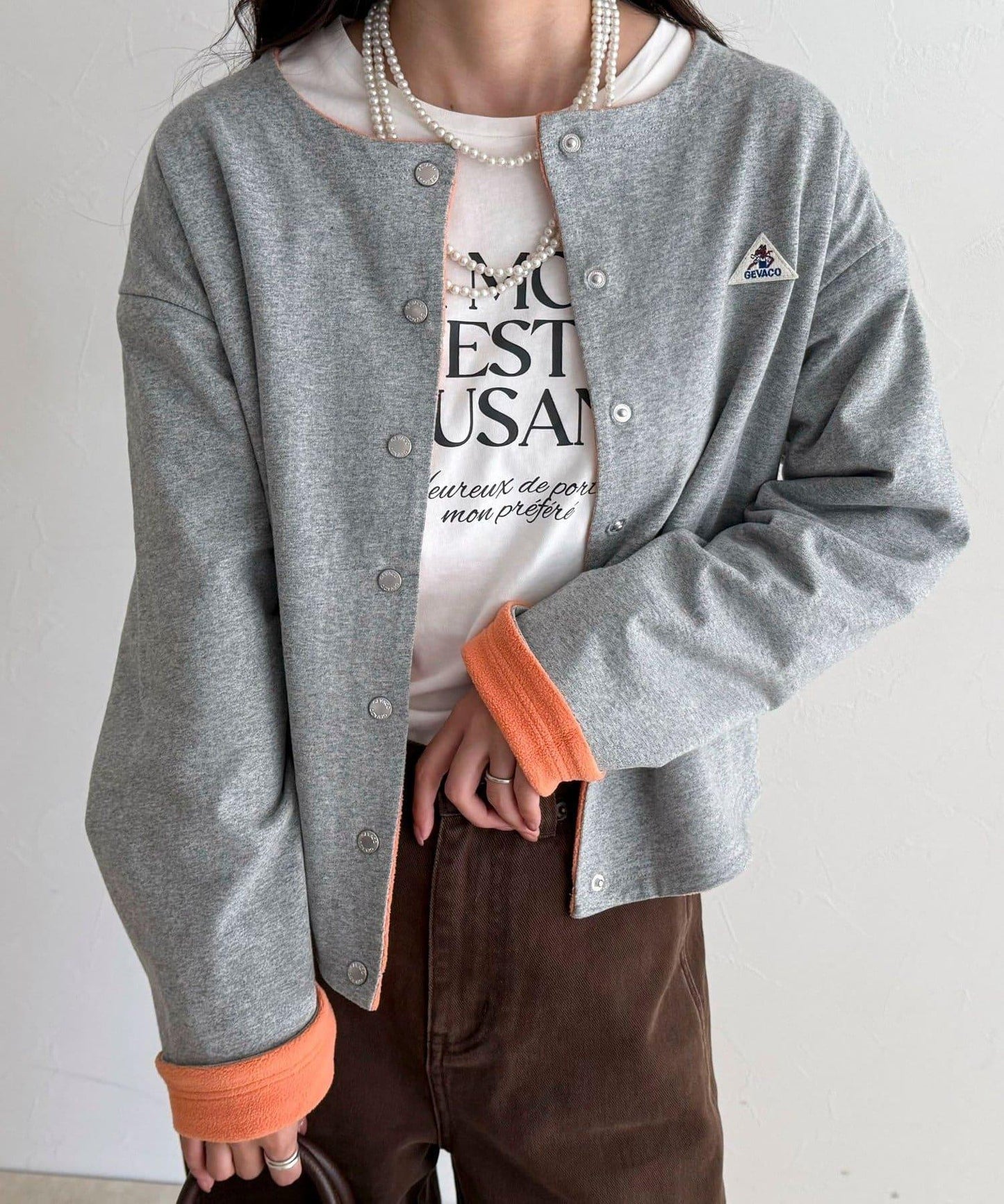 【GEVACO】內裡抓絨開衫