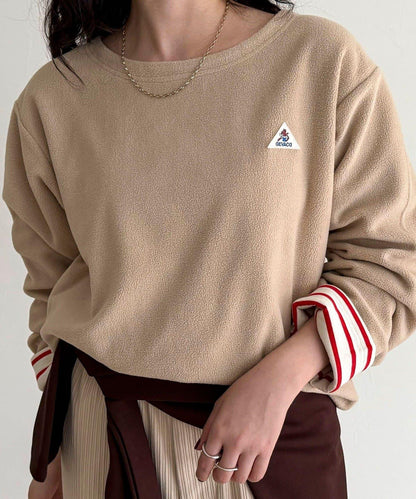 【2WAY款式】【GEVACO】內裡抓絨船領T恤