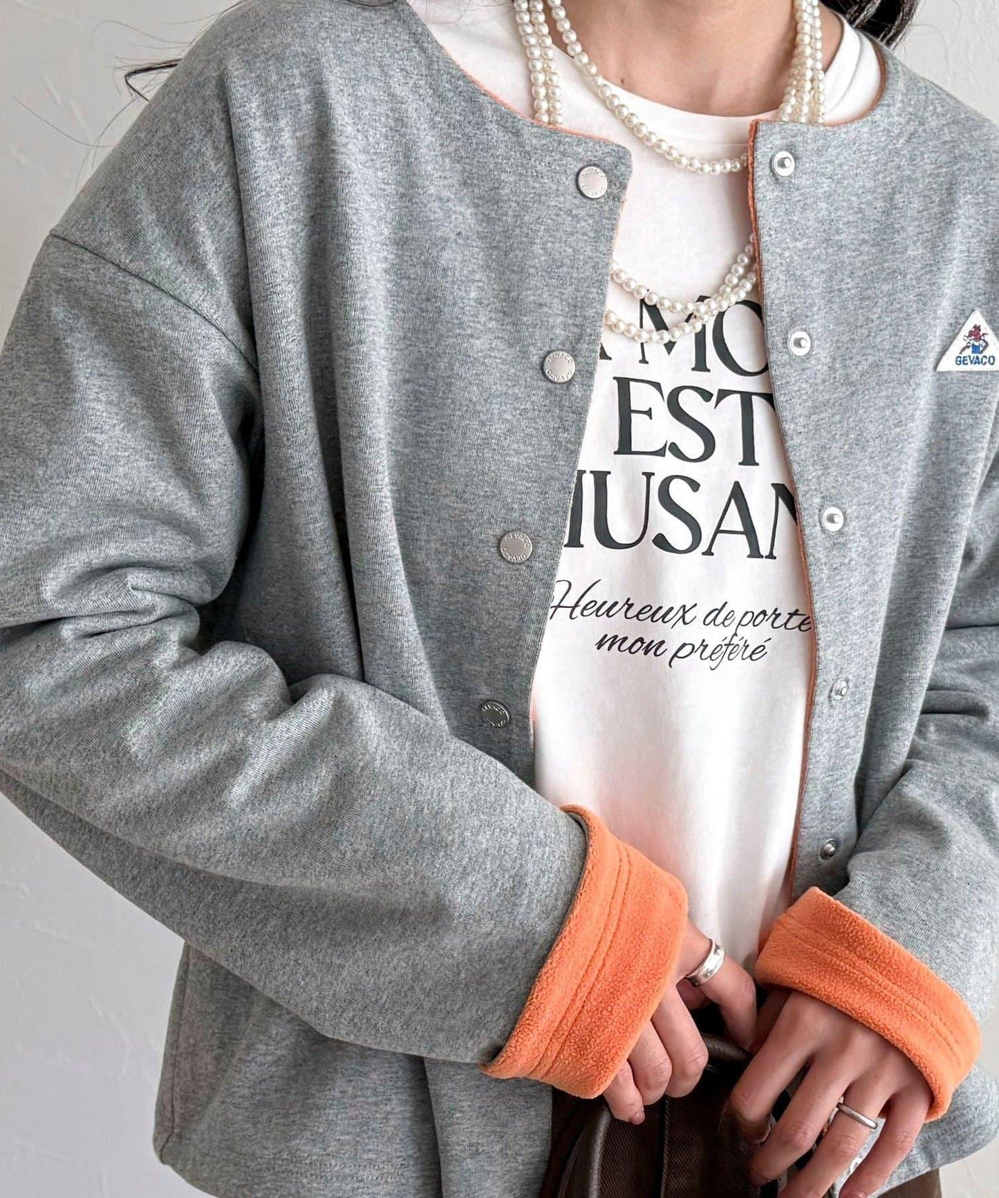 【GEVACO】內裡抓絨開衫