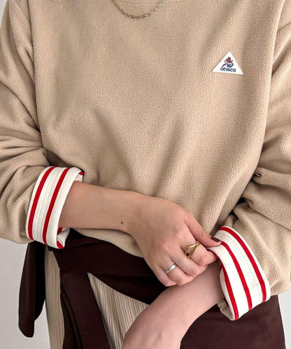 【2WAY款式】【GEVACO】內裡抓絨船領T恤