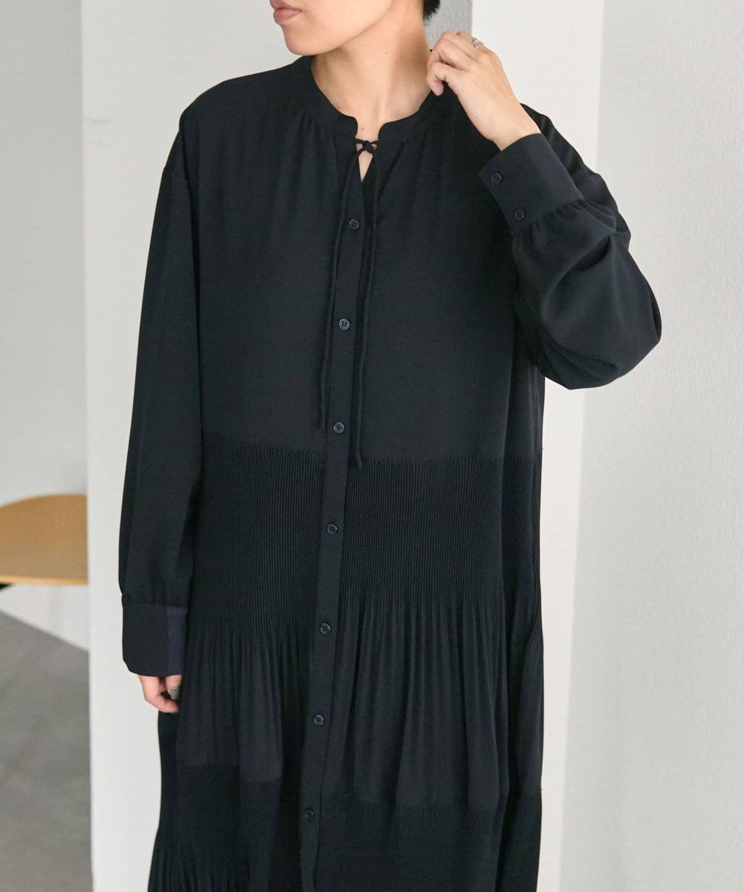 拼接百褶連衣裙【SUM1 STYLE】