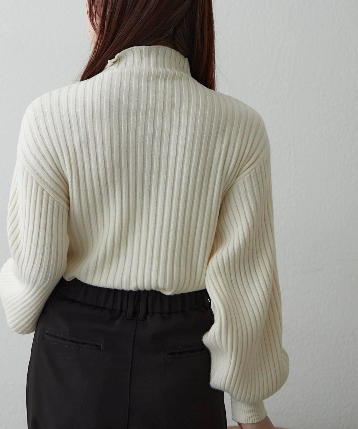 【RMAF】高領羅紋針織衫