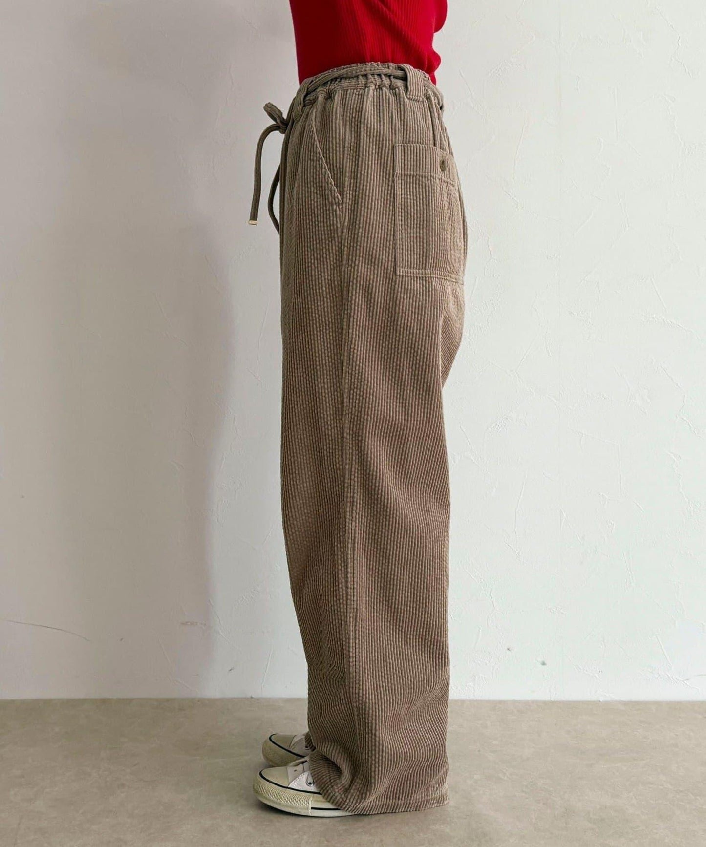 燈芯絨寬鬆休閒褲