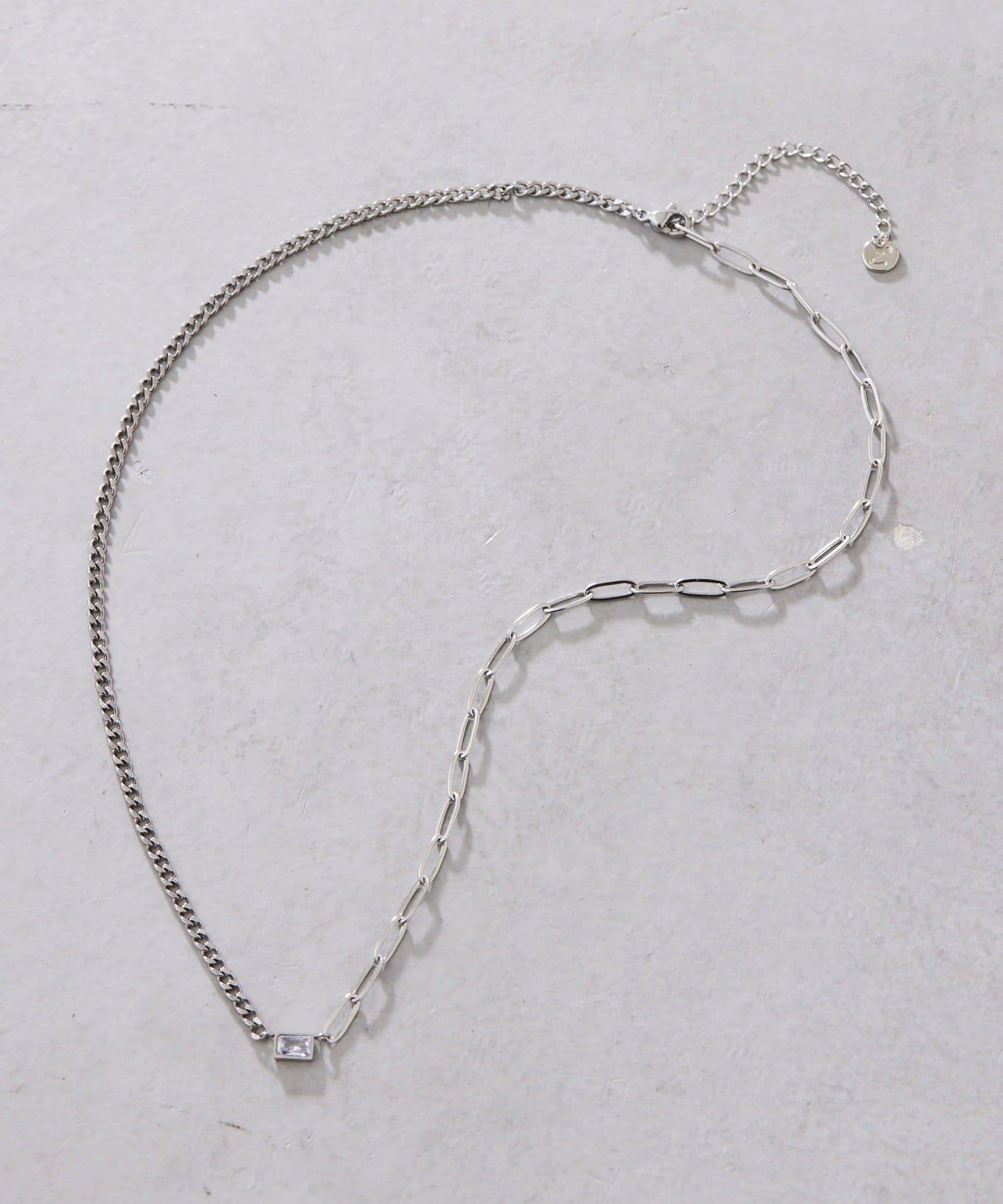 金屬過敏適用/不鏽鋼立方體項鍊