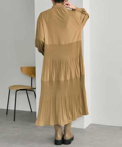 拼接百褶連衣裙【SUM1 STYLE】