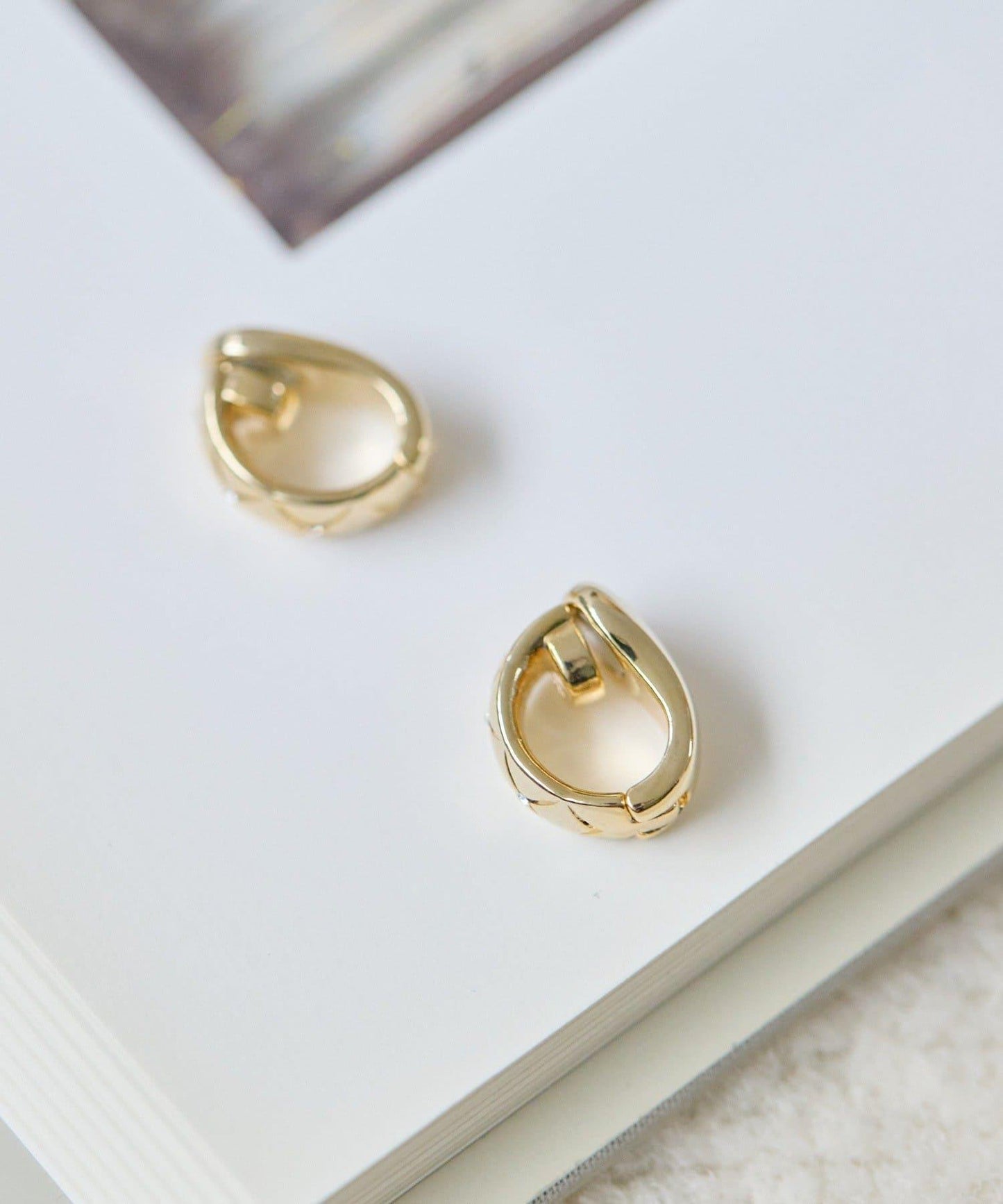 絎縫磁吸耳夾/耳骨夾